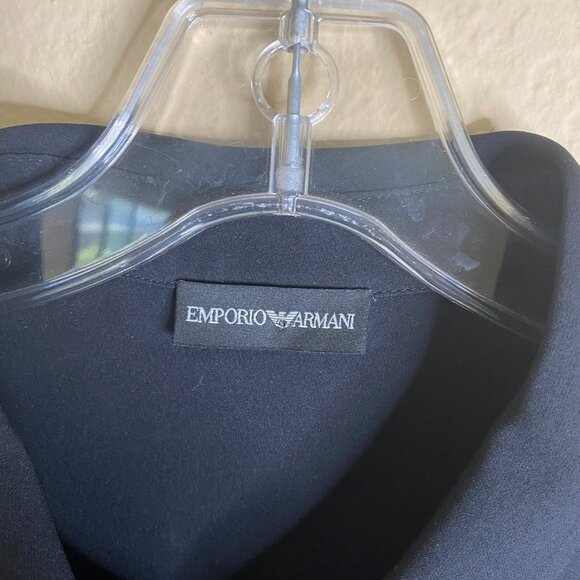 emporio armani sheer long sleeve blouse - Picture 2 of 5